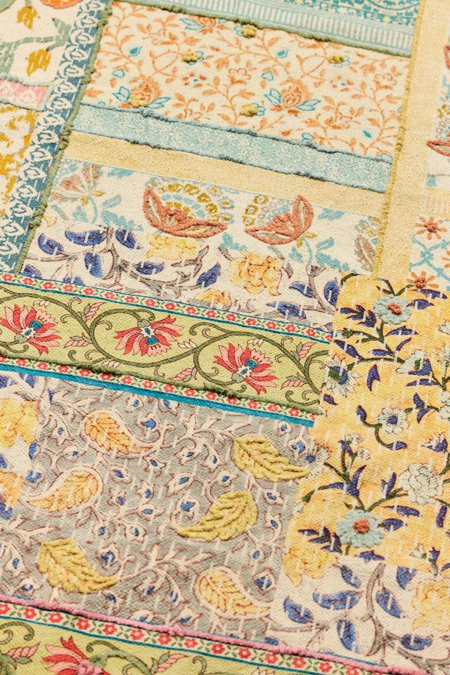 Tappeto Patchwork Giallo 4x6 #1