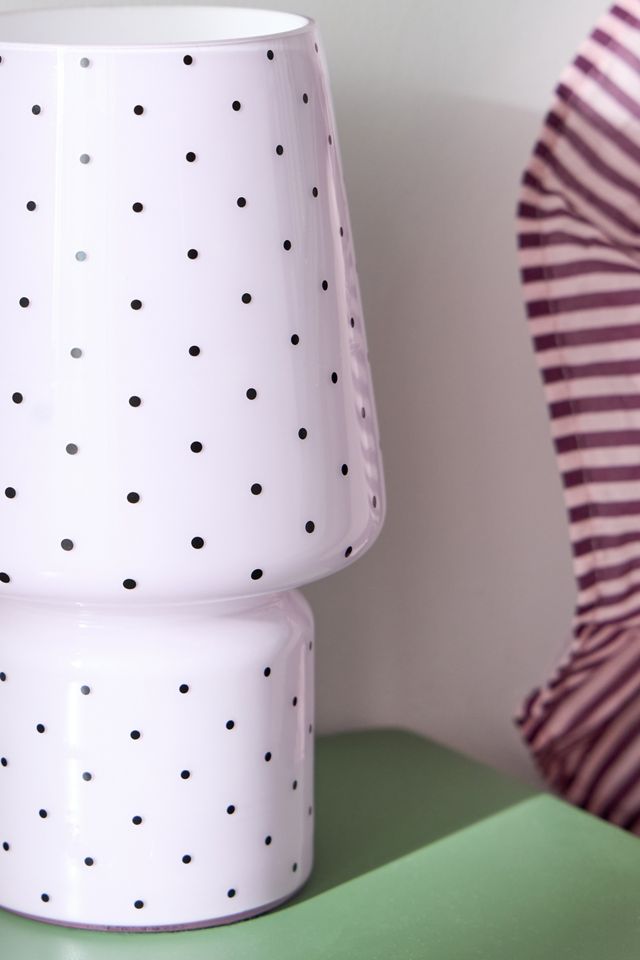 Petite Lampe en Verre à Pois #2