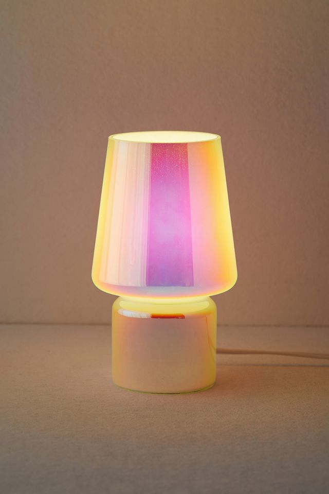 Petite Lampe en Verre Irisée #1