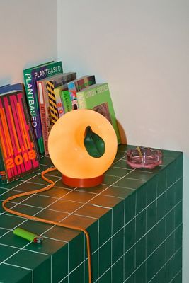 Orange Table Lamp