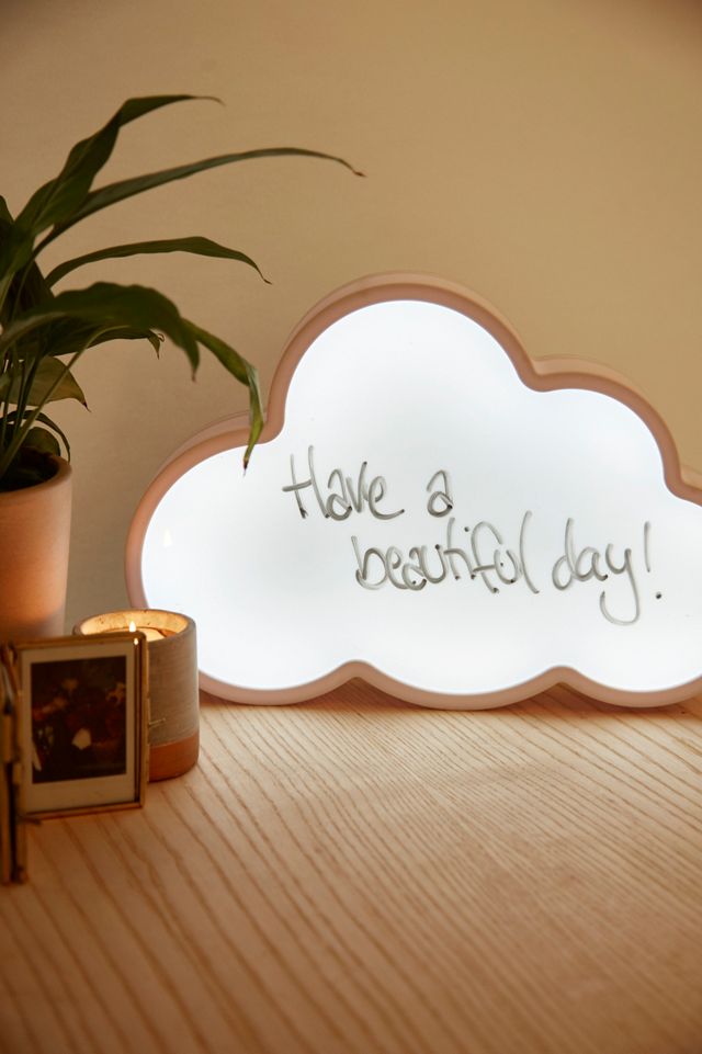 Cloud Light-Up Write-On Board