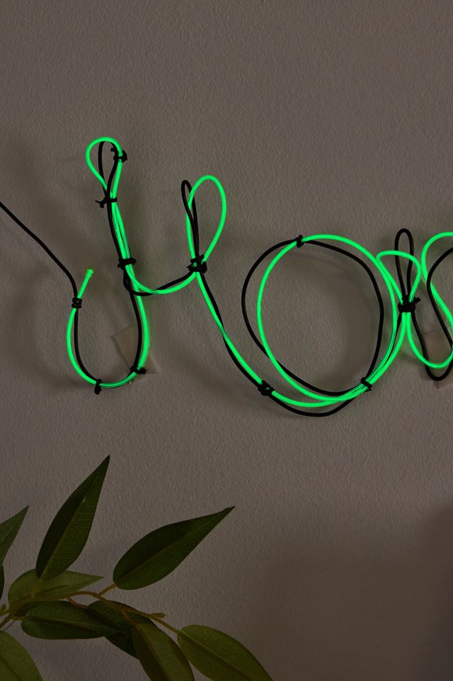 Make Your Own Green Neon String Light #2