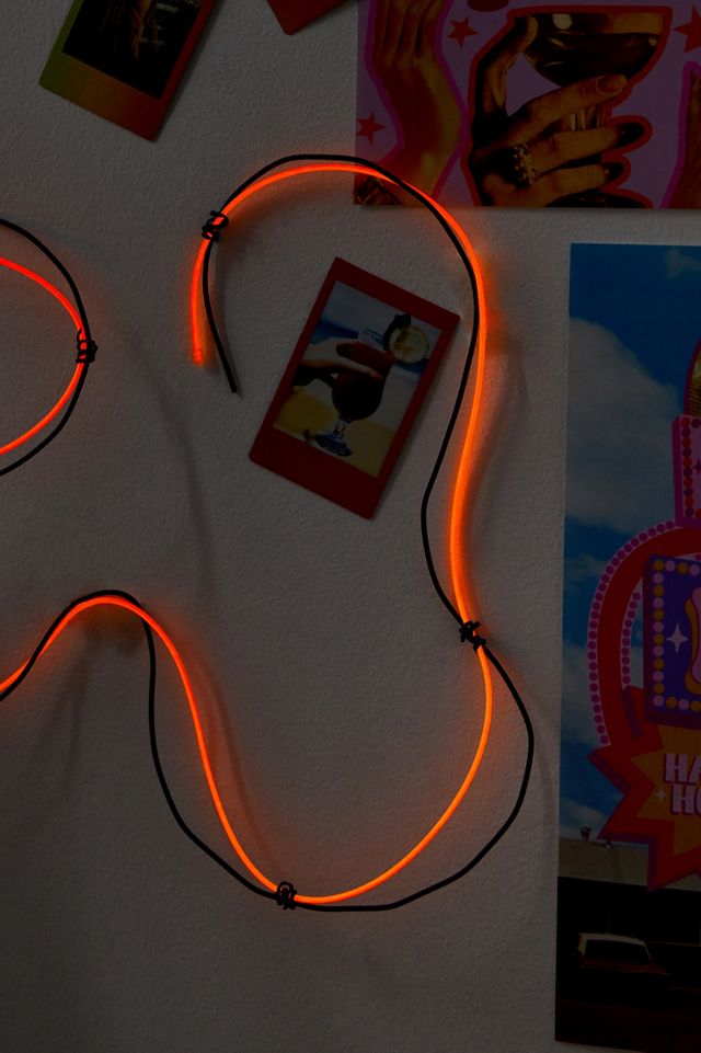 Make Your Own Orange Neon String Light #2
