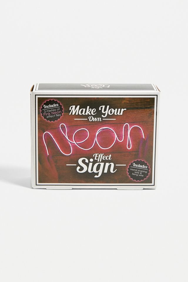 Crea la tua insegna luminosa al neon rosa #3