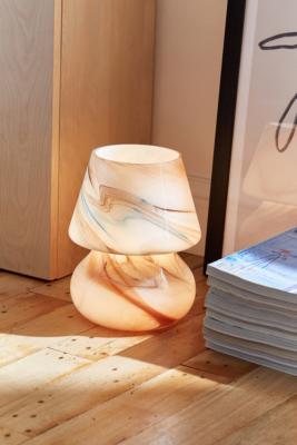 Ansel Marble Glass Table Lamp - Blue ALL at Urban Outfitters