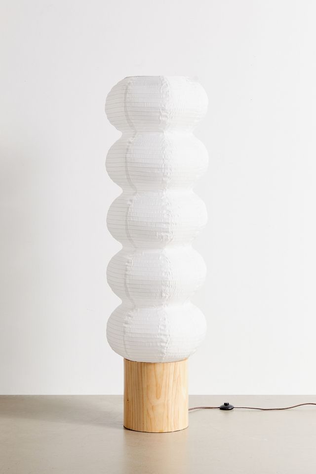 Tabitha Ivory Floor Lantern  #1