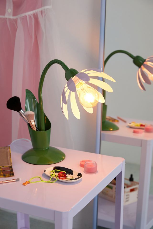 Pink Flower Desk Lamp