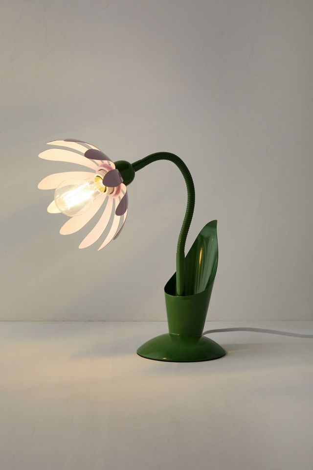 Pink Flower Desk Lamp