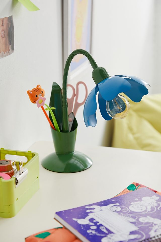 Blue Flower Desk Lamp  #1