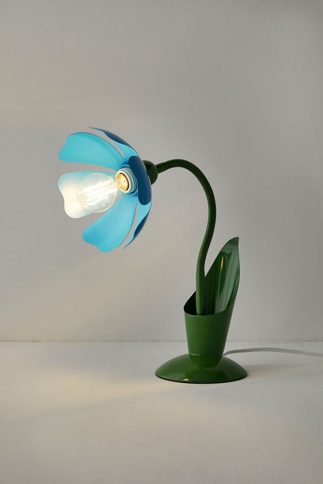 Blue Flower Desk Lamp  #3