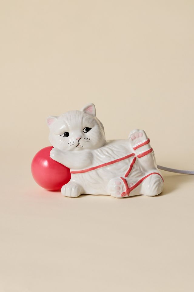 Lámpara de Mesa Gato en Hilo #1