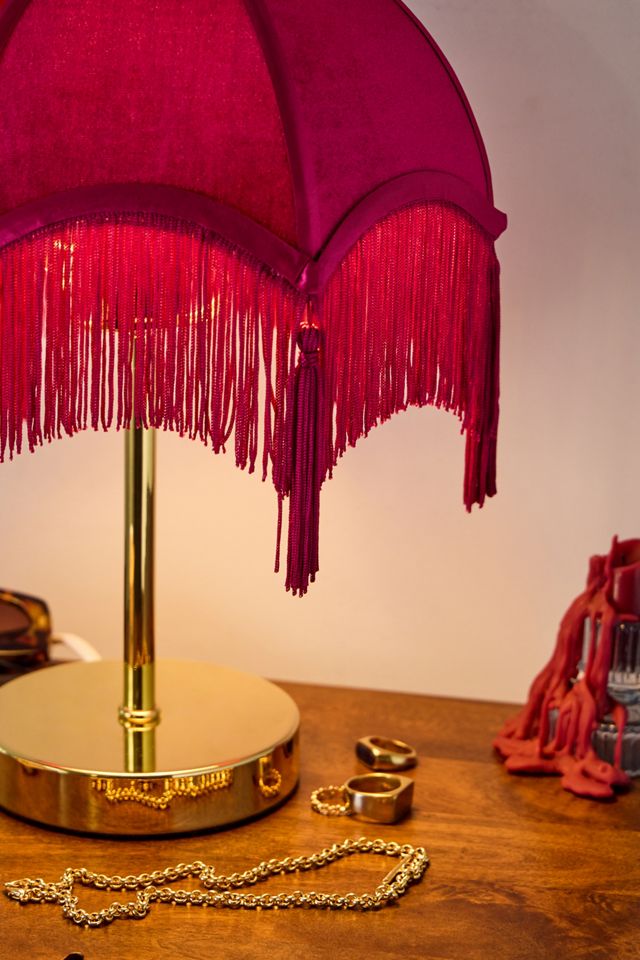 Lampada da Tavolo Burgundy Love con Nappa #2