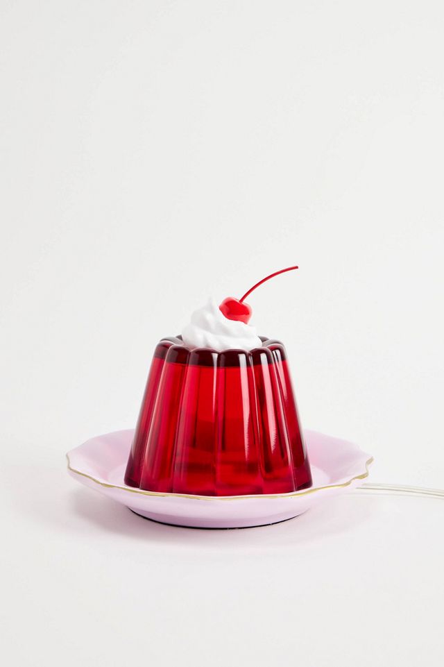 Rote Gelee-Tischlampe #1