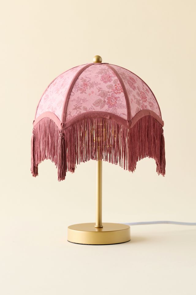 Floral Modern Tassel Table Lamp #1