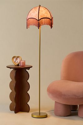 Floral Modern Tassel Floor Lamp