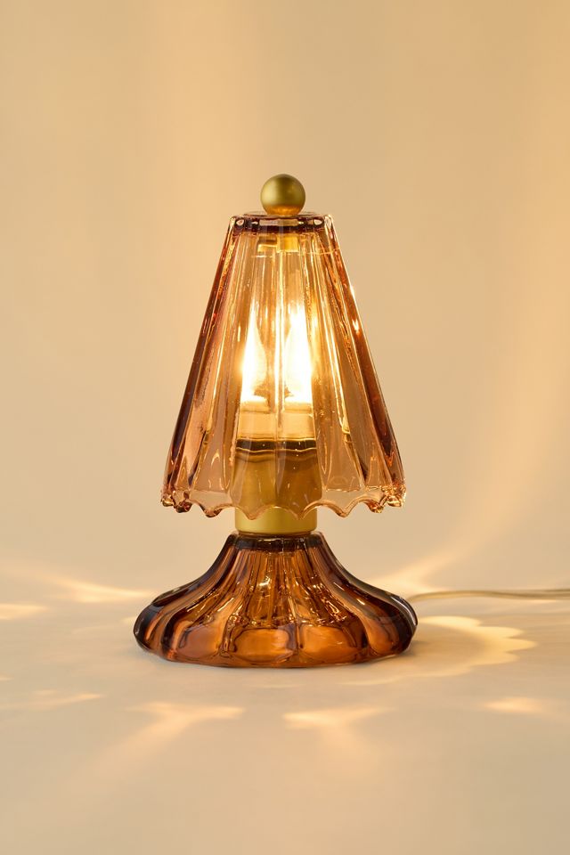 Lampada da Tavolo Eve in Vetro Marrone #3