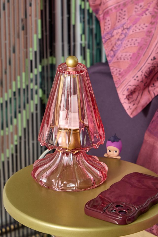 Lampada da Tavolo Eve in Vetro Rosa #1