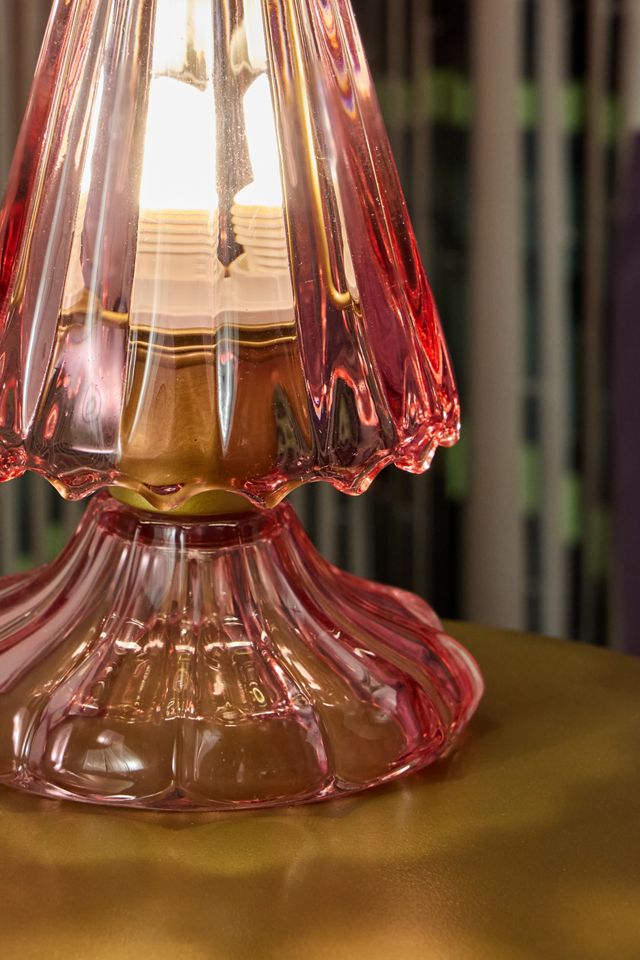 Lampada da Tavolo Eve in Vetro Rosa #2