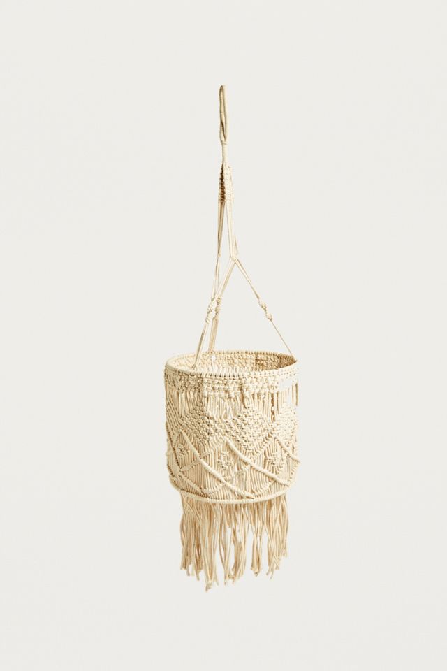 Macrame Pendant Light Shade #1