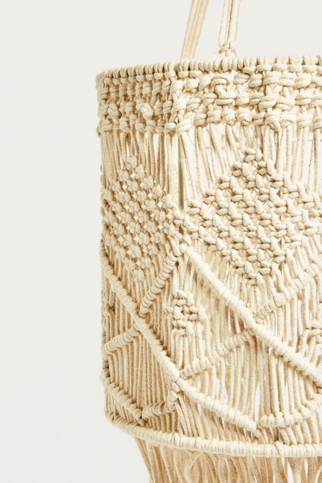 Macrame Pendant Light Shade #2