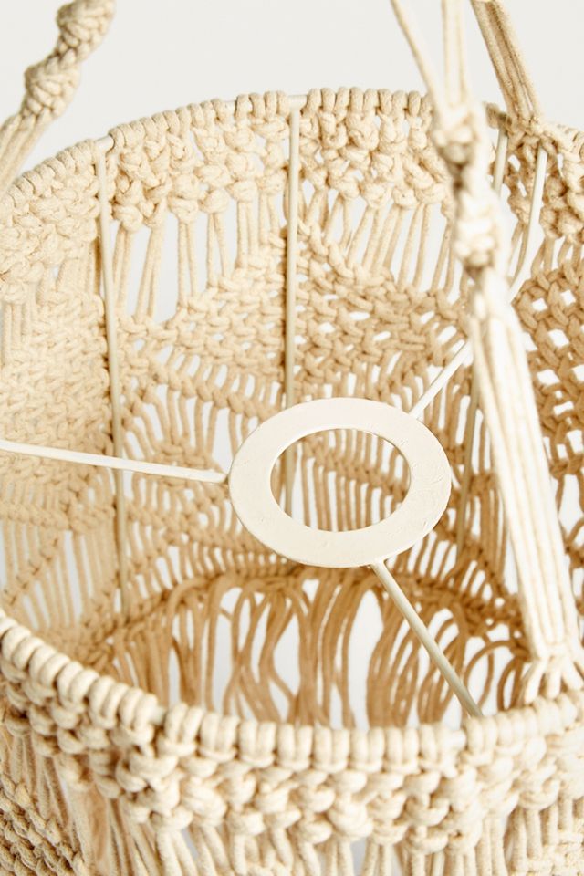 Macrame Pendant Light Shade #3