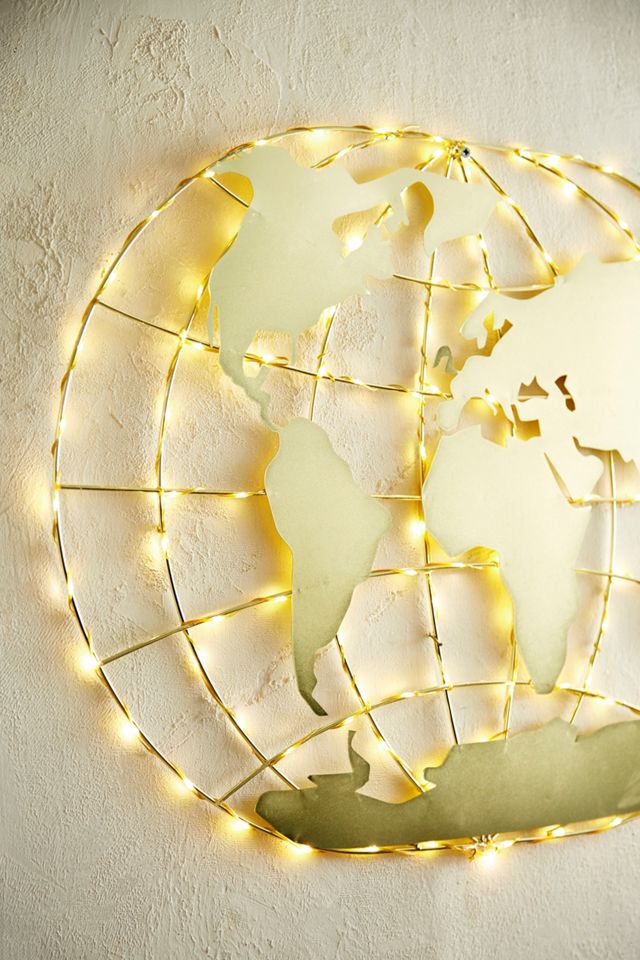 World Map Fairy Light #1