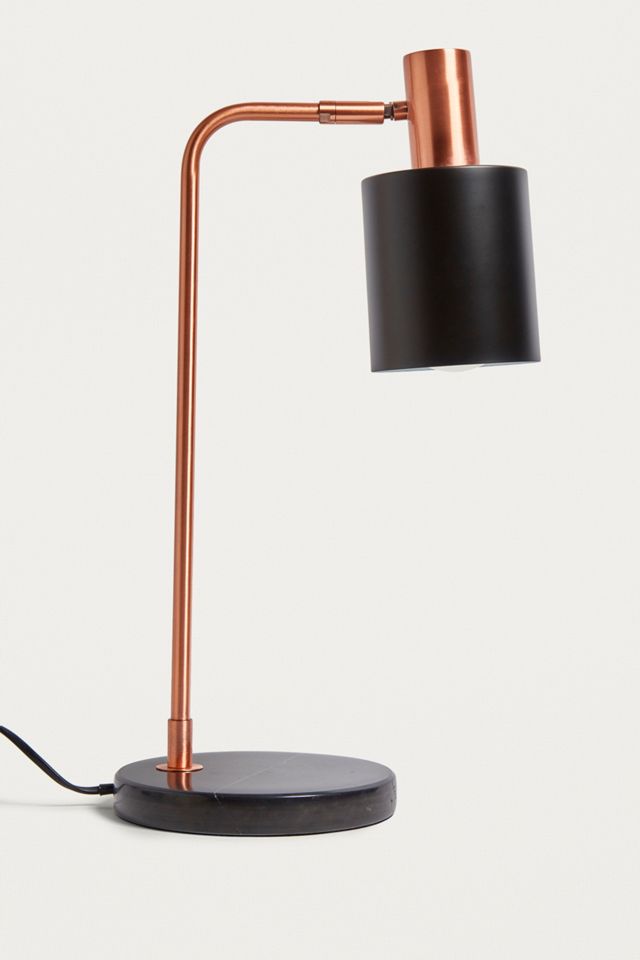 Anna Black + Copper Task Lamp #1