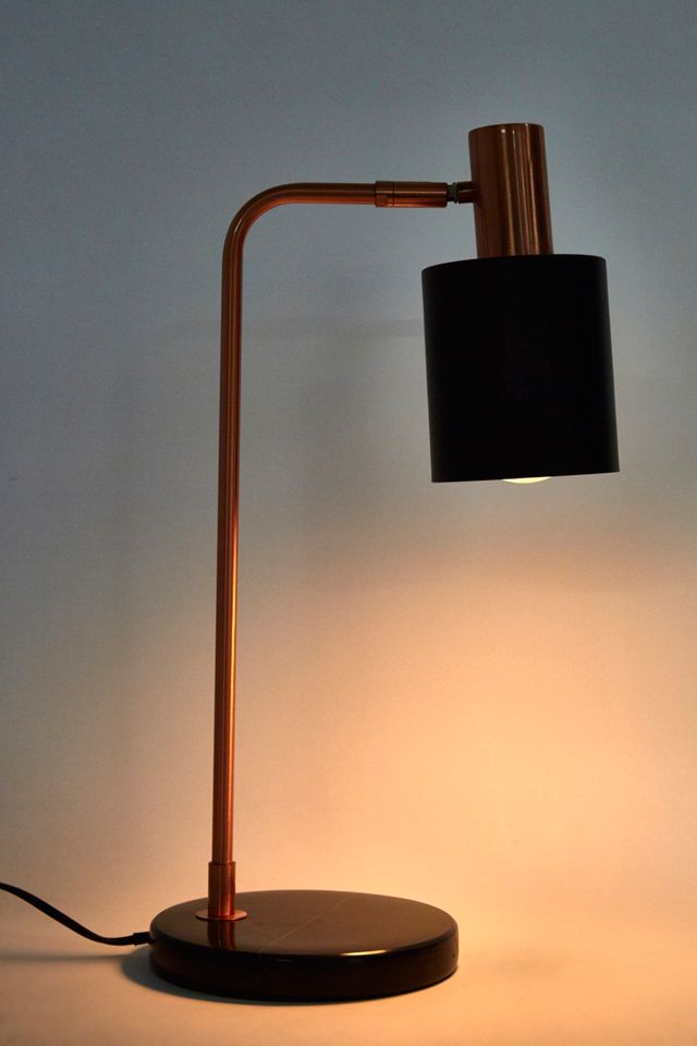 Anna Black + Copper Task Lamp #2