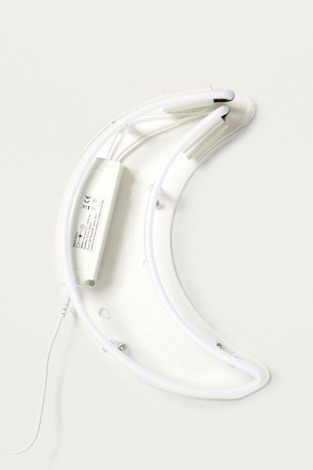 Crescent Moon Neon Wall Light #2