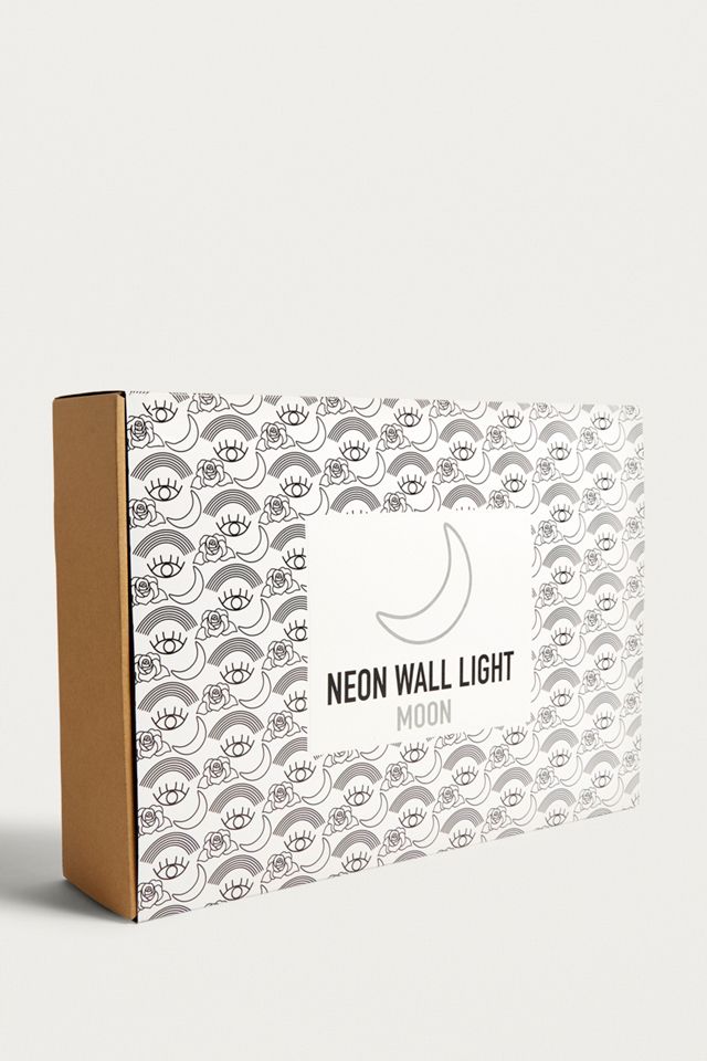 Crescent Moon Neon Wall Light #4