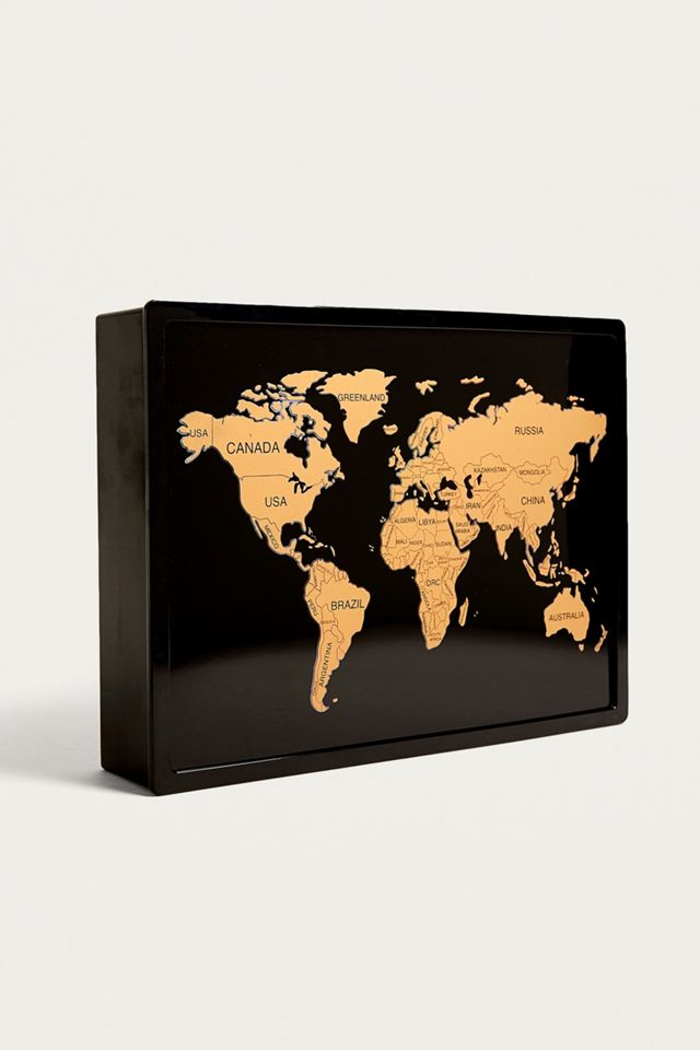 Light Up Rub-Off World Map #2