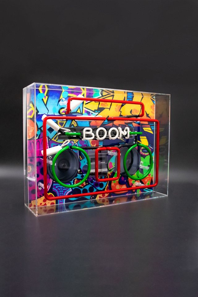 Boom Box Neon Light #1