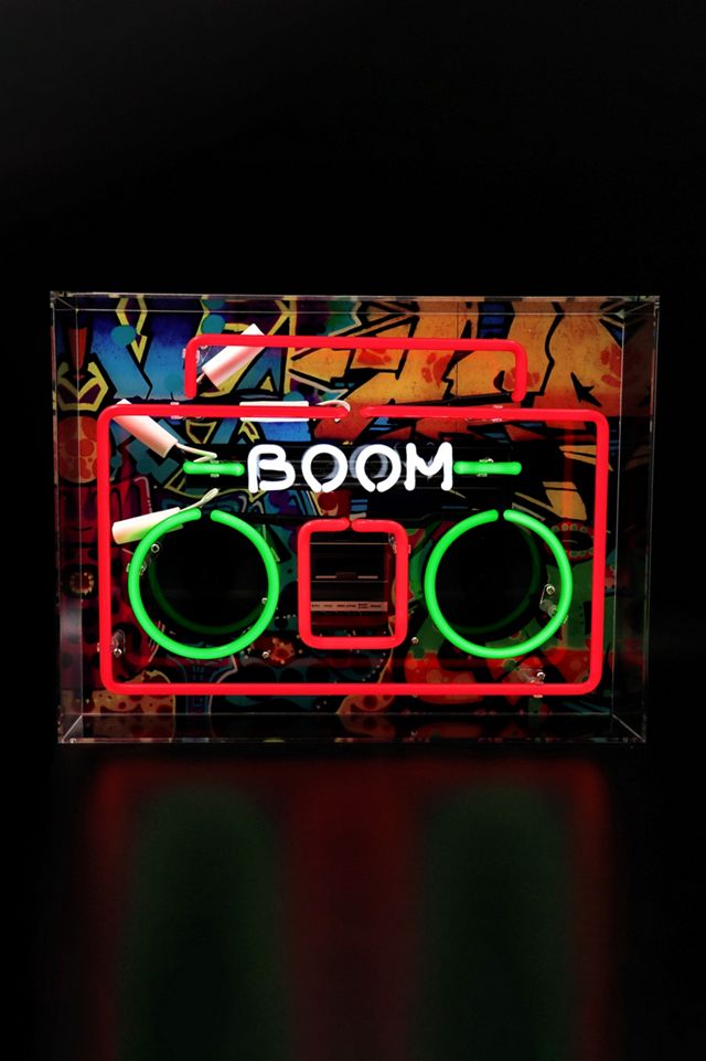 Boom Box Neon Light #2