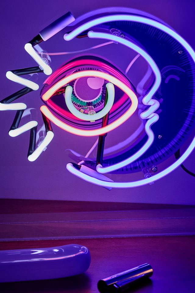 Moon Neon Große Glas-Leuchtbox #1