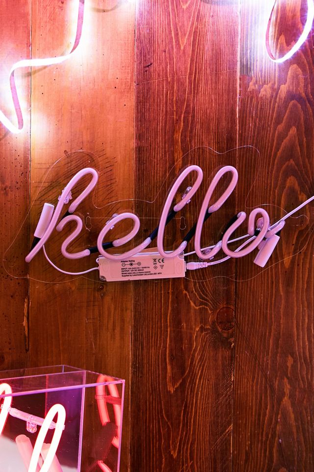 Locomocean Hello Neon Wall Light #1