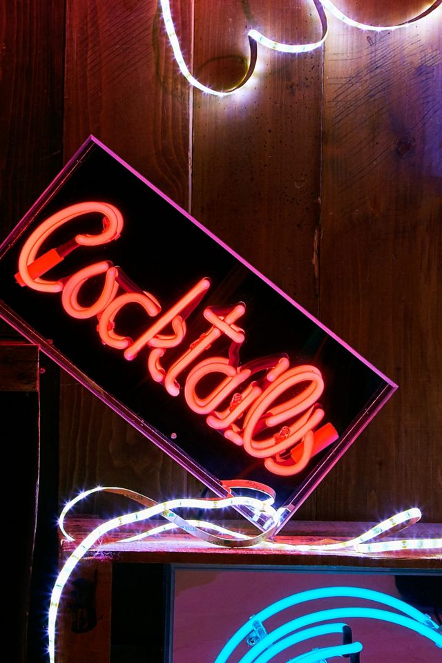 Locomocean Cocktails Acrylic Box Sign