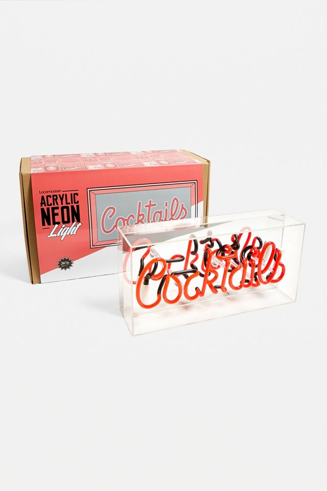 Locomocean Cocktails Acrylic Box Sign #2