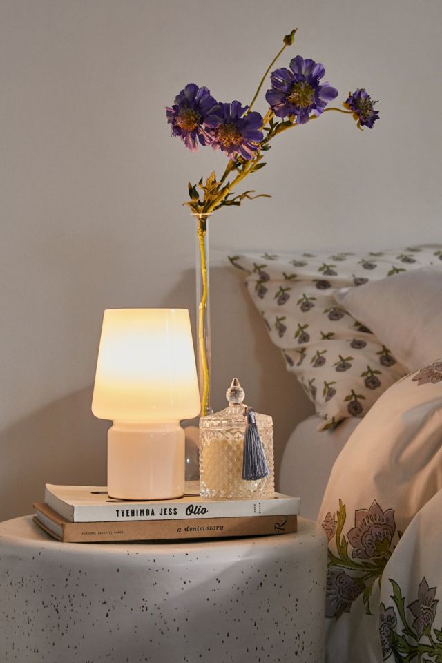 Little glass table store lamp urban outfitters