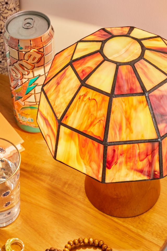 Mushroom Glass Table Lamp #1