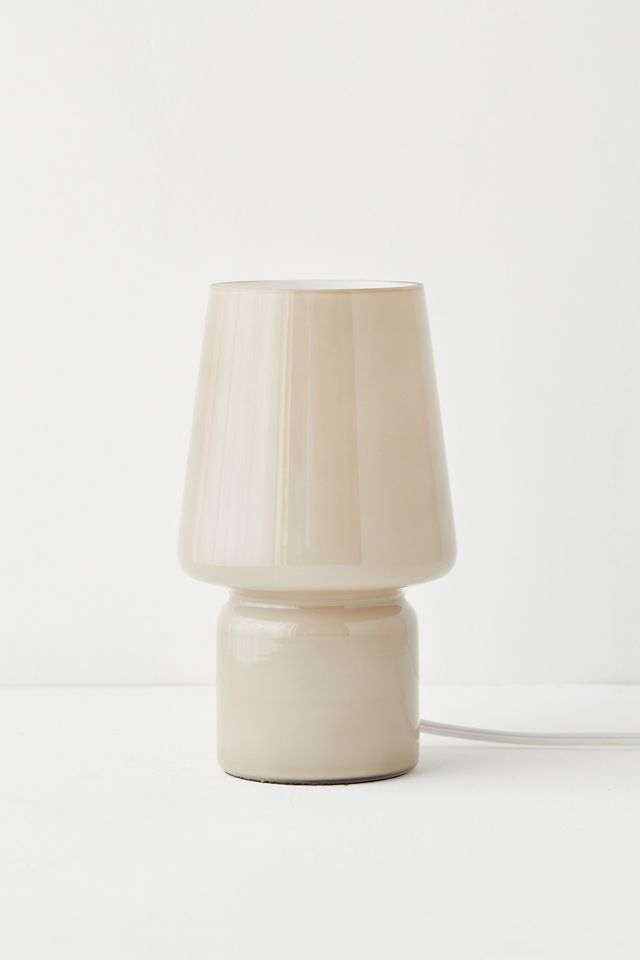 Taupe Little Glass Table Lamp #3