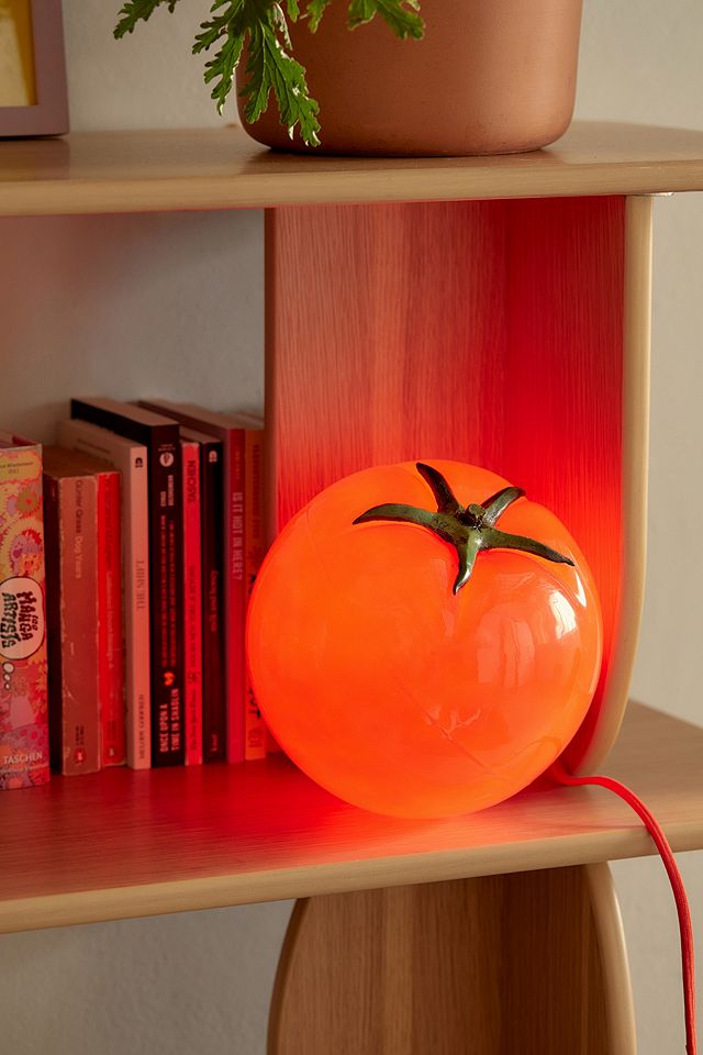 Lampe de table en forme de tomate