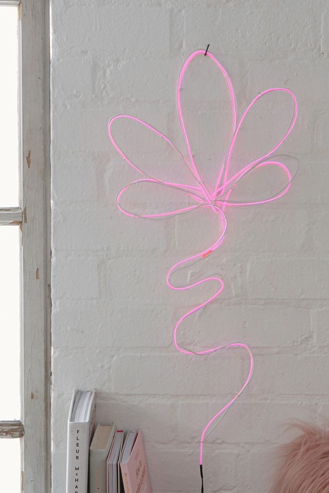 Make Your Own Neon Pink Fairy Lights