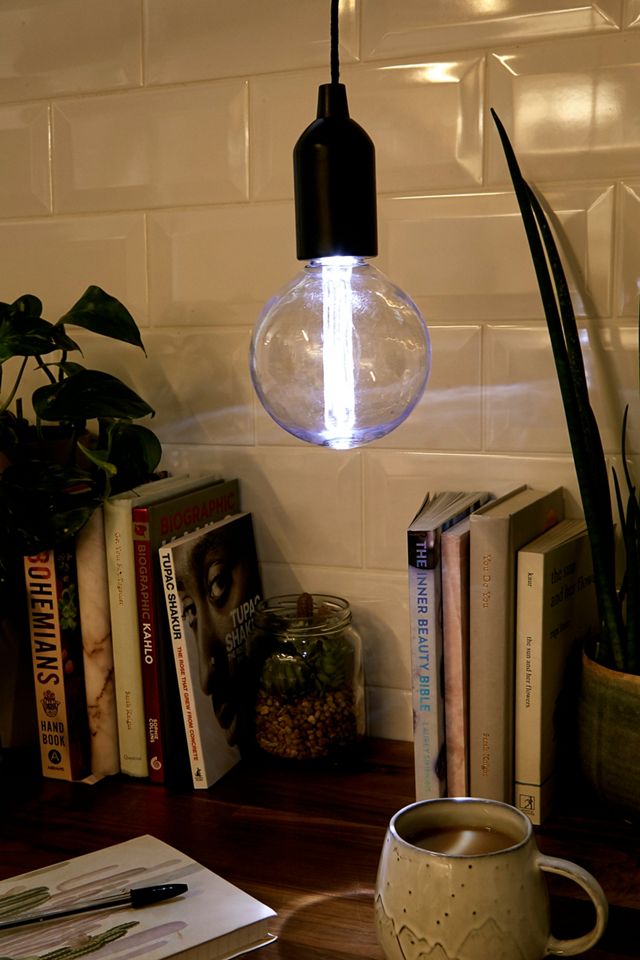 Kikkerland Large Edison Pull Hanging Light Bulb #1