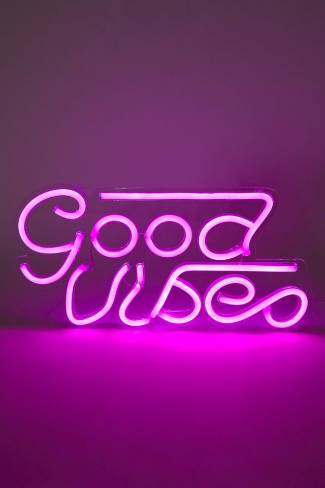 Good Vibes Neon Light | Urban Outfitters UK