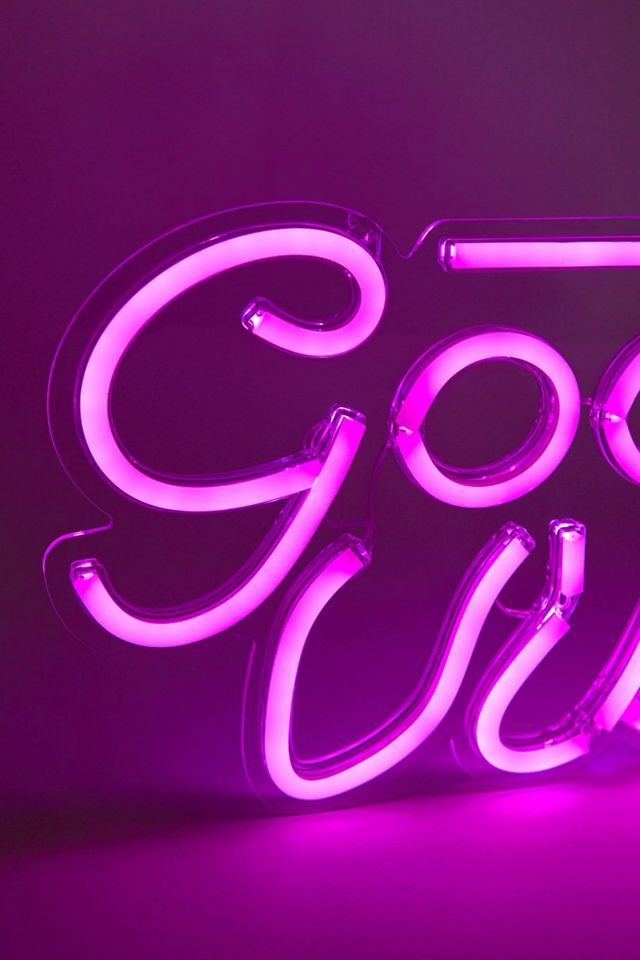 Lampe néon Good Vibes  #1