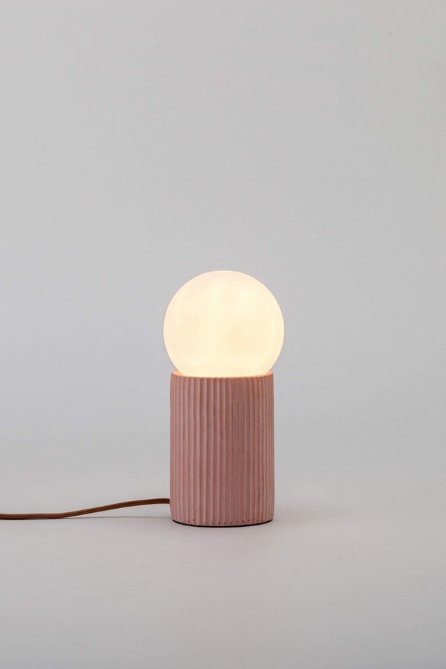 houseof Concrete Ribbed Table Lamp | Urban Outfitters UK