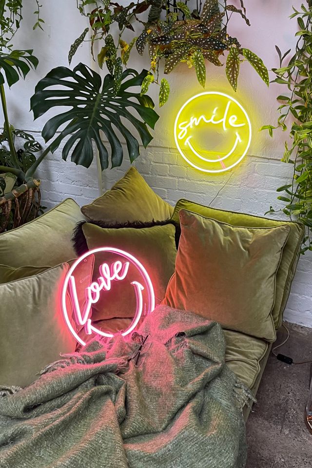 Yellowpop X Smiley Smile LED Letrero de neón #1