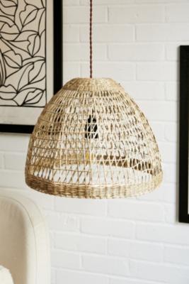 Seagrass Lampshade | Urban Outfitters UK