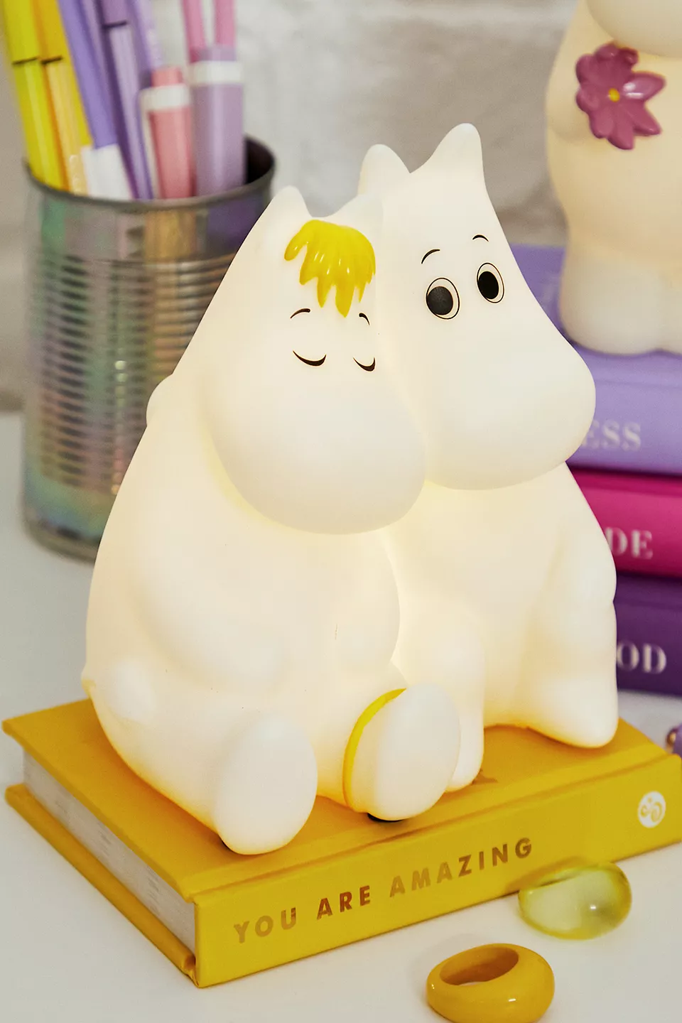 urbanoutfitters.com | House Of Disaster Moomin & Snorkmaiden Love LED Night Light