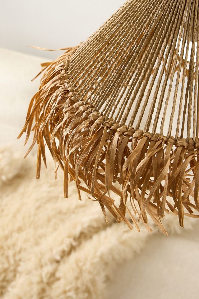 Woven Raffia Lampshade #2